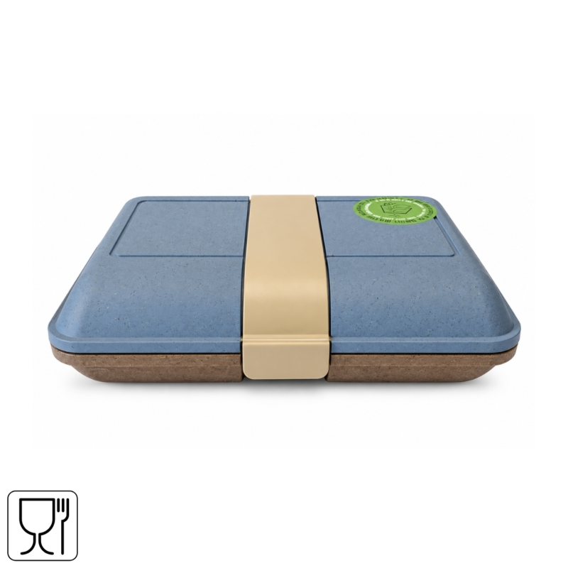 Vibers lunchbox blauw 21 cm