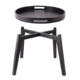 Gusta bijzettafel zwart 39 cm