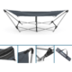 Hangmat met inklapbaar frame 241 cm