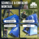 Campunity tent met geïntegreerd luchtbed 230 cm