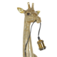 Countryfield Wandlamp Orwell giraf goudkleurig EU stekker 61 cm