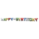 Letterslinger verjaardag Happy Birthday 150 cm