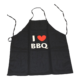 Grillschürze  Schwarz I love BBQ