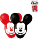 Disney Mickey Ballon mit Ohren 56 cm 4 Stück