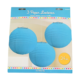Lampion papier blauw 24 cm set van 3