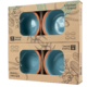 Kitchentrend tapas schalen blauw 10 cm 4 stuks