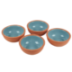 Kitchentrend tapas schalen blauw 10 cm 4 stuks