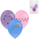 Amscan ballonnen Diamond stickers 27,5 cm set van 3