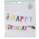 Girlande Happy Birthday Ritter 160 cm