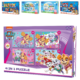 Paw Patrol/ Peppa Pig 4 in 1 Puzzel 30 cm 5 assorti