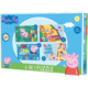 Paw Patrol/ Peppa Pig 4 in 1 Puzzel 30 cm 5 assorti