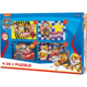 Paw Patrol/ Peppa Pig 4 in 1 Puzzel 30 cm 5 assorti