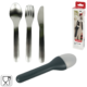 Curver bestekset in houder rvs 3-delig