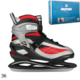 Nijdam Pro-Line ijshockeyschaats zwart/grijs/rood maat 36