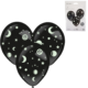 Amscan ballonnen Glow-in-the-Dark stickers 35 cm set van 3