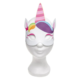 Foammasker eenhoorn 18,5 cm 4 assorti