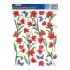 Raamsticker bloemen 42 cm 4 assorti