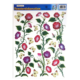 Raamsticker bloemen 42 cm 4 assorti