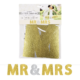 Letterslinger Mr & Mrs goud-/zilverkleurig 365 cm