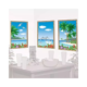 Wanddecoratie drieluik poster Tropical 85 cm set van 3