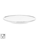 Vtwonen dinerbord White Silver 25,5 cm