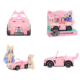 Na Na Na pluche cabrio auto roze 30 cm