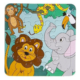 Puzzel kind Jungle 16 stukjes 14 cm 3 assorti