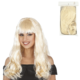 Pruik lang golvend blond one size