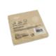 (R) Migros servetten 25 x 25 cm bruin bloemen 20 stuks