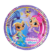 Einwegteller Shimmer & Shine Papier 8 Stück