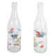 Glazen fles smurfen 1 liter