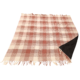 Take a Plaid polyback picknickplaid roest/wit 160 x 160 cm