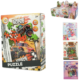 Puzzel 21 cm 35 stukjes 4 assorti