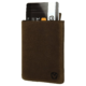 Valenta card case Pocket Premium donkerbruin leer