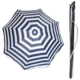 Parasol blauw/wit 180 cm