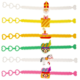 Armband Sinterklaas 19 cm 12 stuks 6 assorti