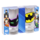 DC glazen Batman & Batgirl 270 ml set van 2
