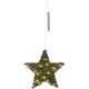 Kerstster met LED verlichting op batterij 30 cm