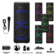 N-GEAR LGP72 karaoke set bluetooth speaker met microfoon 450 w