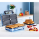 (R) Bestron Wafel maker blauw 1000W