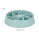 Relaxdays honden anti-schrok voerbak waaier blauw 20,5 cm