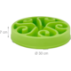 Relaxdays honden anti-schrok voerbak krul groen 30 cm