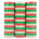Serpentines rood/groen/wit 4 meter set van 3