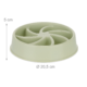 Relaxdays honden anti-schrok voerbak waaier groen 20,5 cm