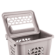 Keeeper wasmand met deksel grijs 60 cm 60 L