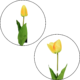 Kunstbloem Tulp 54 cm 6 assorti