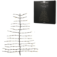 Countryfield wanddecoratie kerstboom Ziggy LED 120 cm