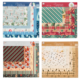Craft Universe knutselpapier Feestdagen 24 vellen 4 assorti