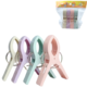 Handdoek XL clip pastel set van 4
