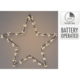 Kerstster LED bruin 40 cm
